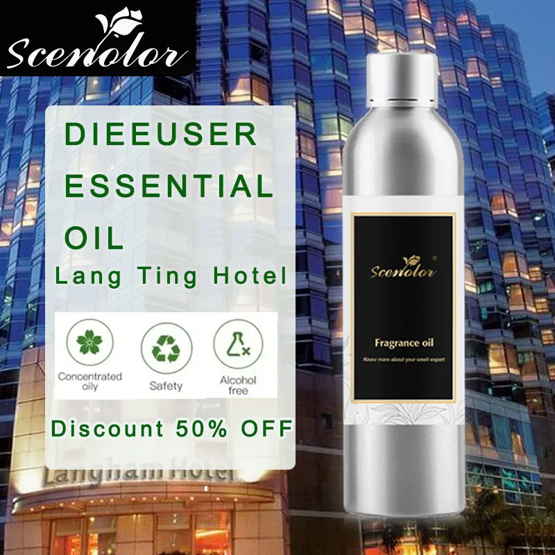 

Scenolor Lang Ting Hotel Essential Oils 300ML For Diffuser High Concentration Room Fragrance Air Freshener For Home Commercial