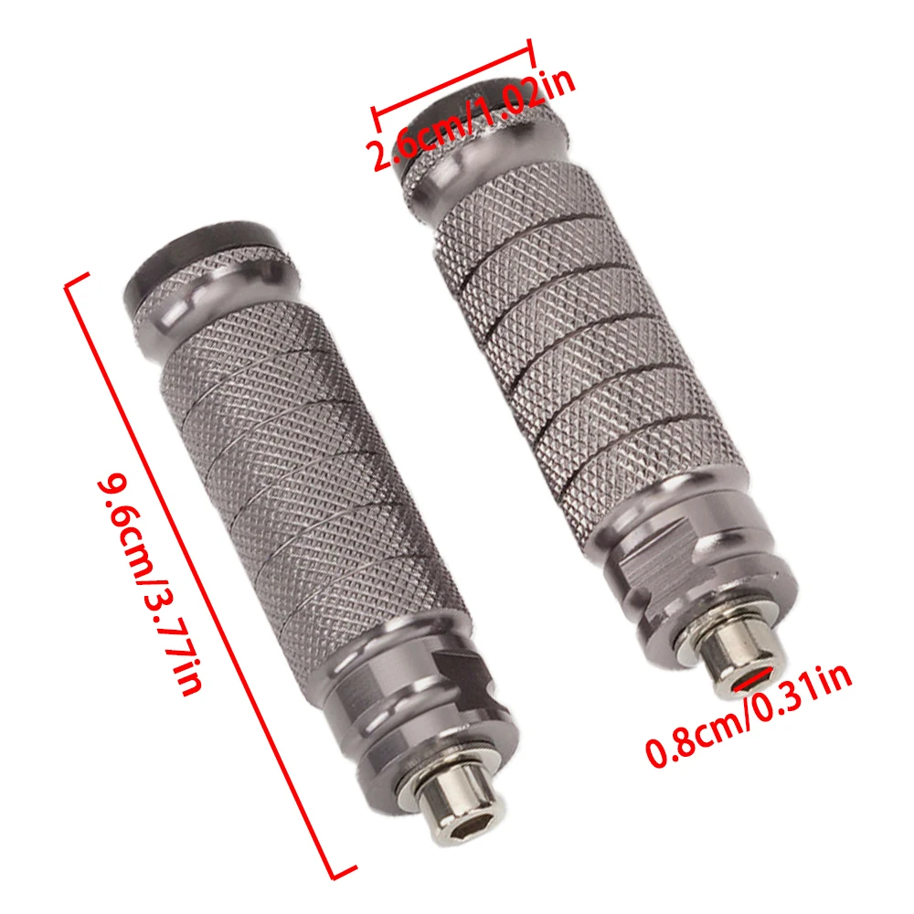 

Upgrade Aesthetics Fit For Most Motorcycles With 8 mm Aluminum Alloy CNC Motorcycle Footrests
