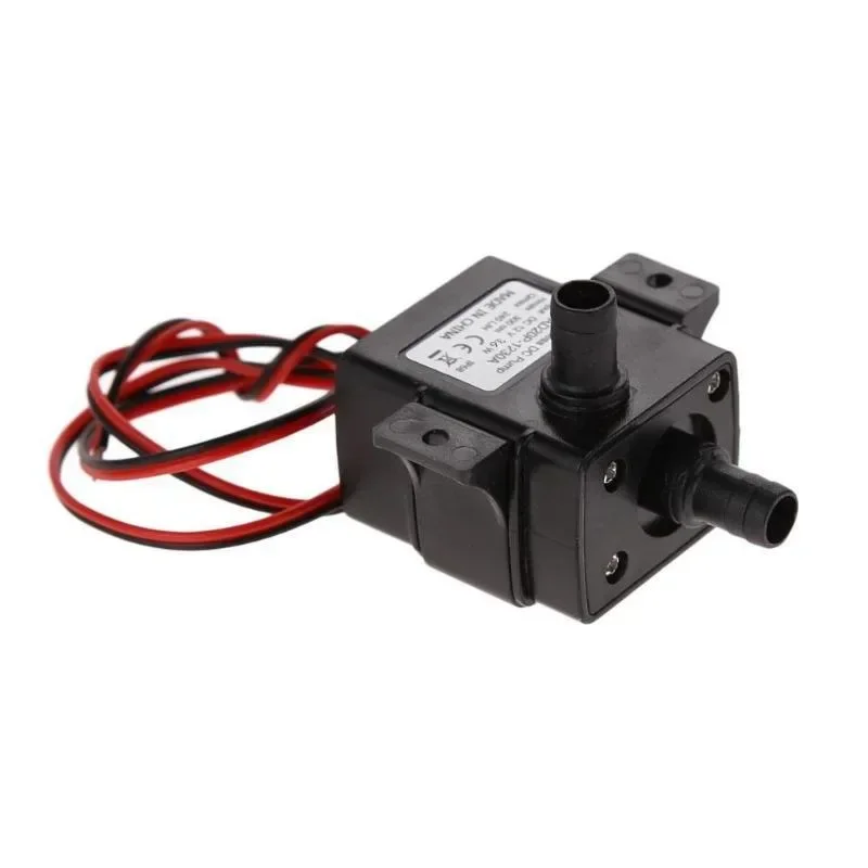 High Temperature Resistant 100 Celsius Micro Brushless Pump Computer Water Cooling Pump Solar Fountain Pump DC12V 0.35A  350L/H