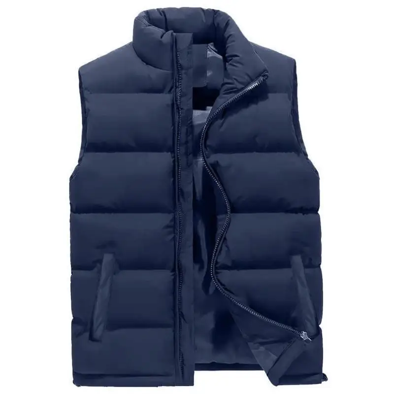 Colete masculino thiened bubble sve, leve, casual, esportivo, sete sve, longo, outono, novo colete transfronteiriço
