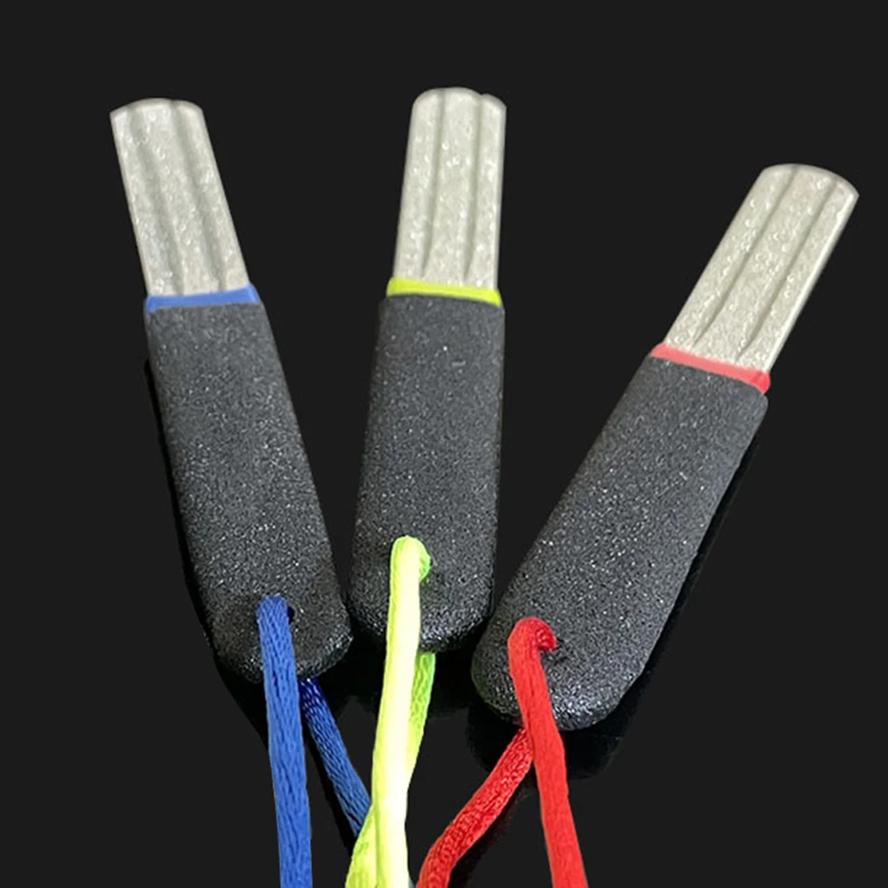 مبراة خطاف الصيد الماسية مع أداة طحن محمولة ذات جوانب مزدوجة وحبيبات دقيقة ومتوسطة الحجم وأخدود مزدوج لصيد الأسماك #4