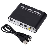 Digital Audio Decoder Converter 5.1 Channel Dts/Ac-3 Rush Audio Gear Surround Sound Decoder For Home Theater Dropshipping