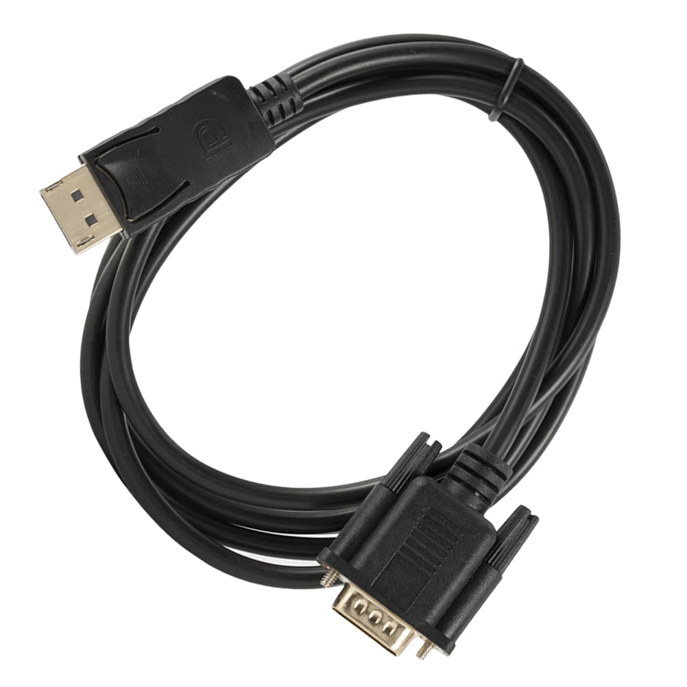 

1.8m Displayport to Vga Adapter Cable Gold Plated Connector for Computer to Monitor Vga Input Support Hd Video Transfer