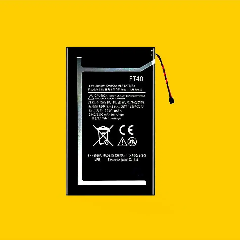 

FT40 2240Mah High-Efficiency Mobile Phone Battery For Motorola Moto E 2ND Gen 2E XT1526 XT1527 XT1528 XT1031 XT1063 XT1077