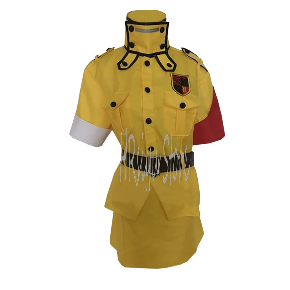 

Women's Cosplay Costume Seras Yellow Uniforms Dress suit for Halloween Party Costume