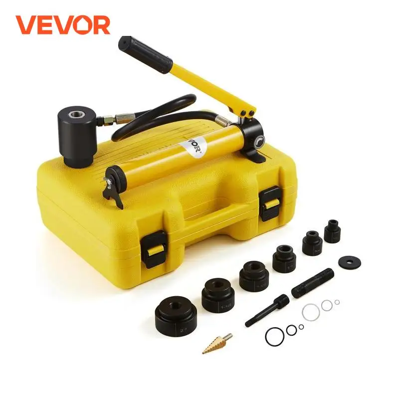 VEVOR 10Ton Hydraulic Knockout Punch Driver Kit 1/2\