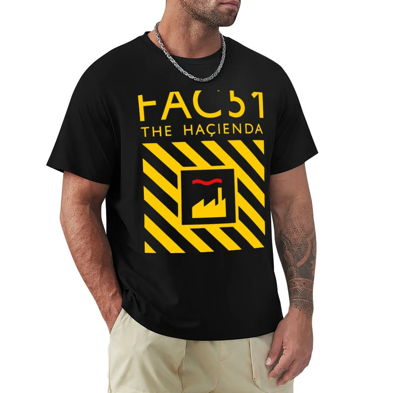 EL MÁS VENDIDO - Camiseta FAC51 The Hacienda Merchandise con estampado gráfico retro