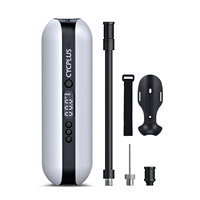 CYCPLUS Smart Air Pump Bicycle Accessories High Pressure Portable Inflator Power Bank Hand Pump for Bike Car Tyre MTB Foot Ball