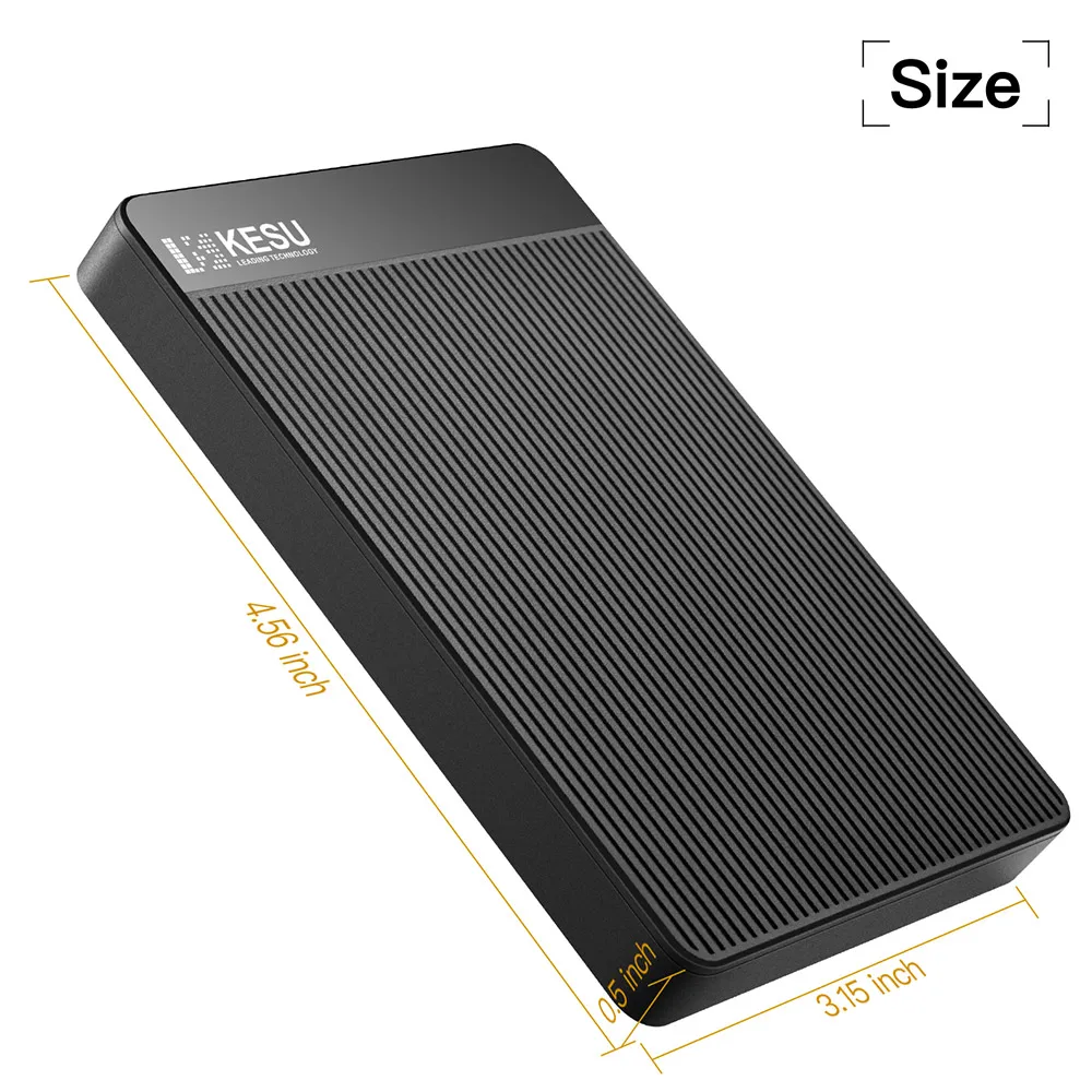 KESU Portable External Hard Drive 1TB USB3.0 High-Speed Storage Device for PC, Laptop, PS4, PS5, Mac,File Backup & Data Storage