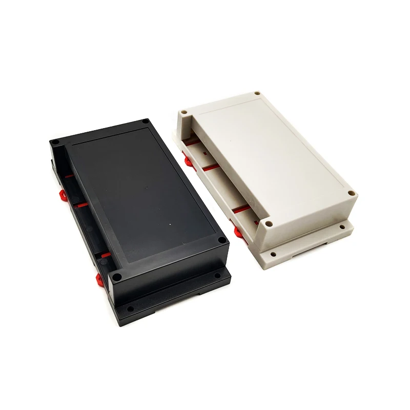 LK-PLC30 DIN Rail PLC Junction Plastic Electronics Box Industrial Control Junction Box ABS Plastic Project Box 175x90x40mm