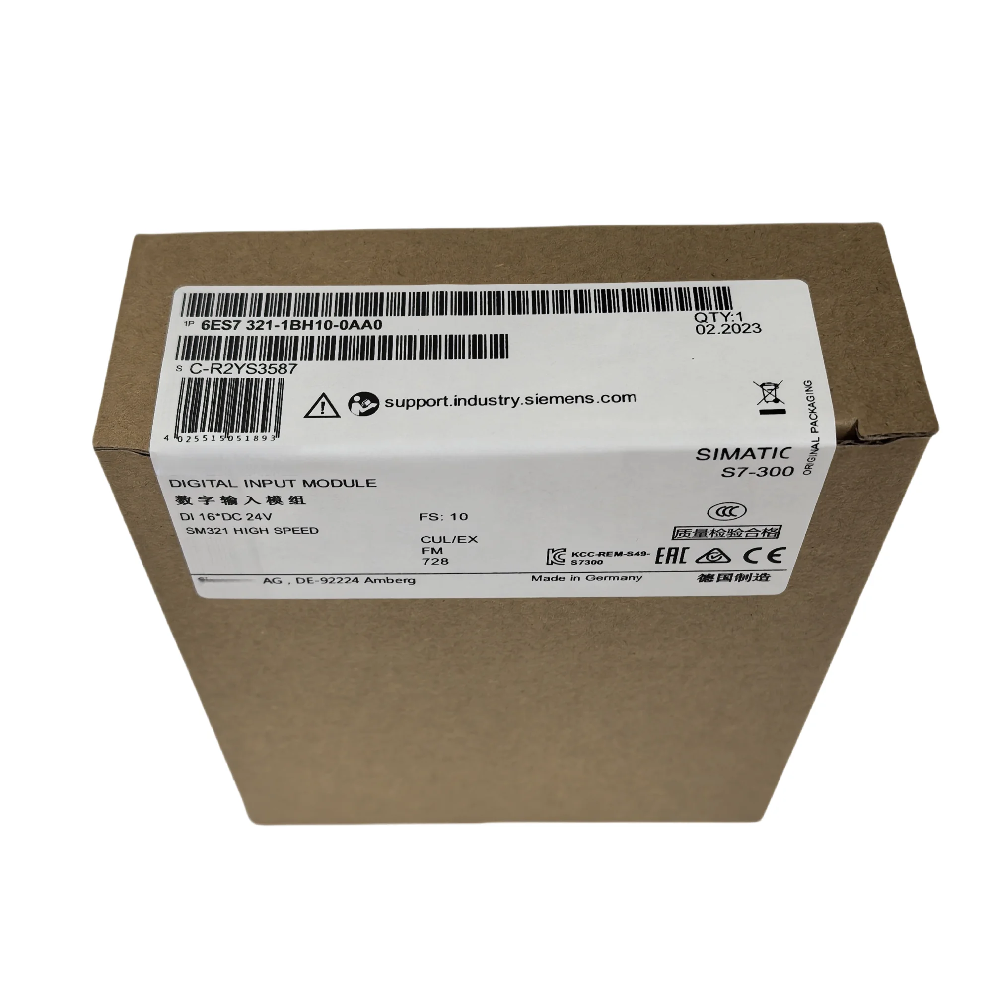 

Brand New 6ES7 321-1BH10-0AA0 SM321