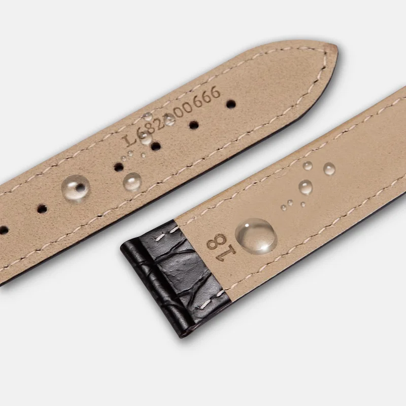 Leather Watch Strap Genuine for Longines Accessories Watchbands Butterfly Buckle Wrist Band 13 18 20 mm