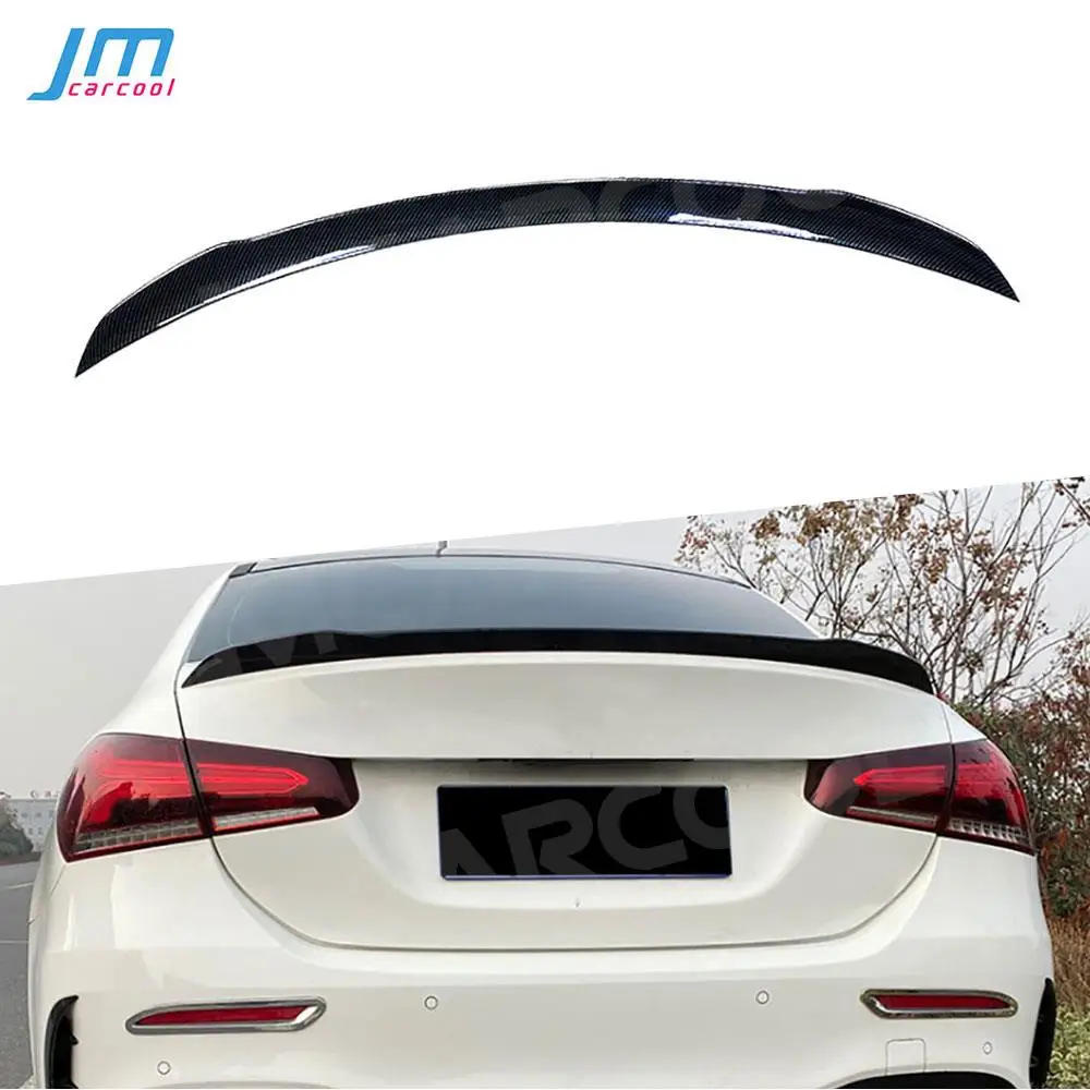 

Rear Trunk Spoiler Duck Wing For Mercedes Benz A Class W177 A35 A45 AMG Sedan 2019-2023 ABS Carbon Look Body Kits Decoration