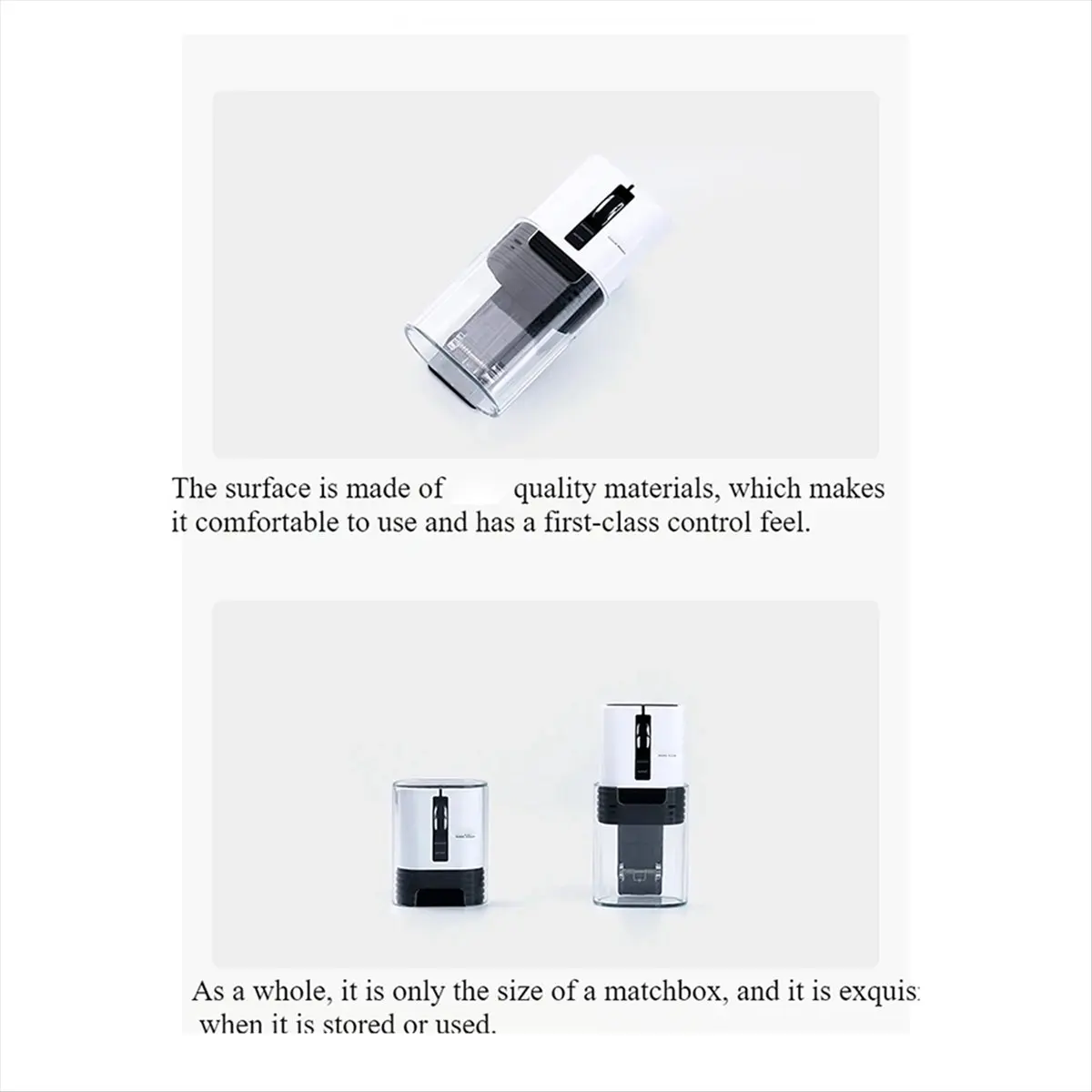 “QUALITY EXCELLE“Mini Portable Bluetooth Mouse Mute Chargeable Light Weight Long Endurance Wireless Mouse for PC Laptop