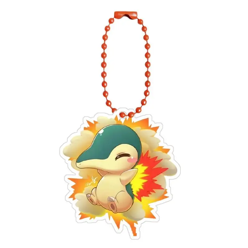 Anime Fuecoco Sleutelhangers Chikorita Sprigatito Quaxly Scorbunny Cyndaquil Diy Acryl Actie Speelgoed Figuren Game Collection Hanger