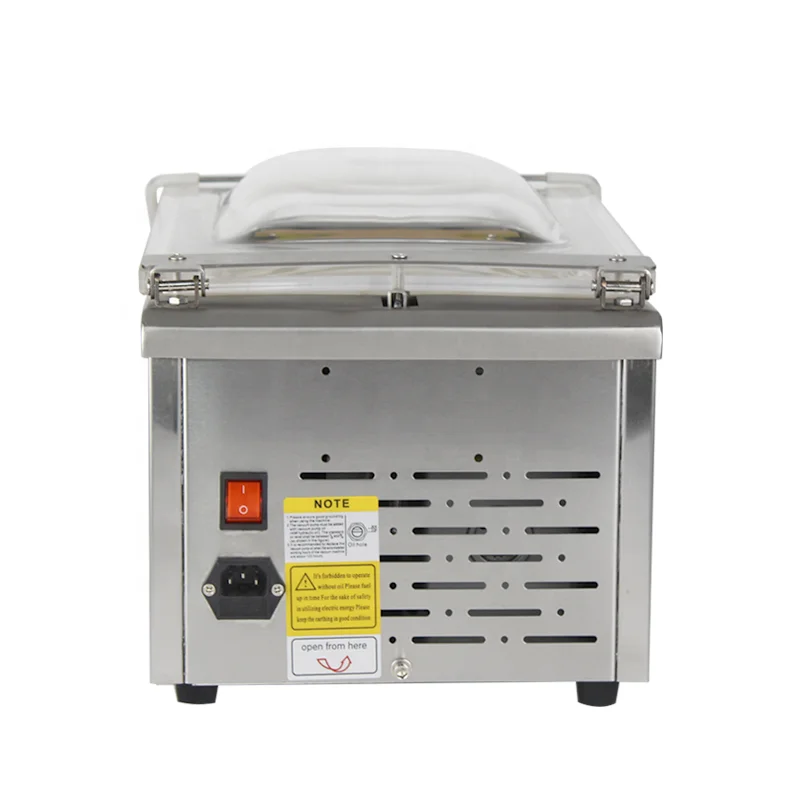 Single Chamber Desk Type Industrial Pump PLC Screen for Apparel Food Steak Commodity Chemical Liquid for Bag