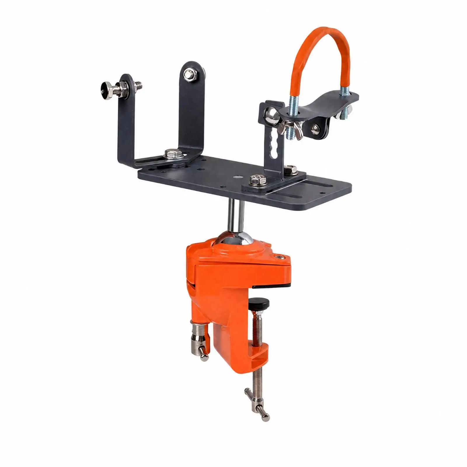 Adjustable Universal Fixing Clamp with Mount Bracket for Angle Tool Stationary Cutting and Grinding