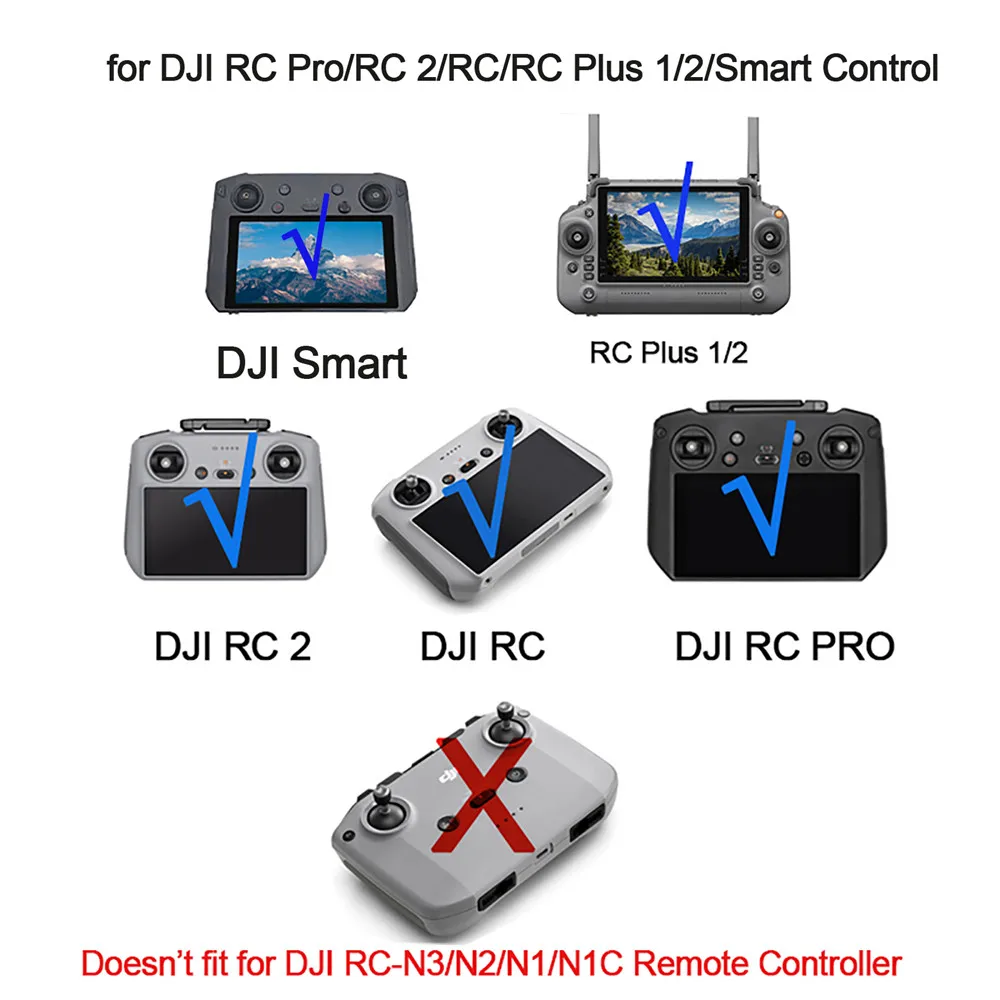 Wtohoby حبل نايلون لـ DJI Mavic 4 Pro Drone RC Pro 2/RC 2 جهاز تحكم عن بعد قابل للتعديل حزام الرقبة حبال معلقة حزام