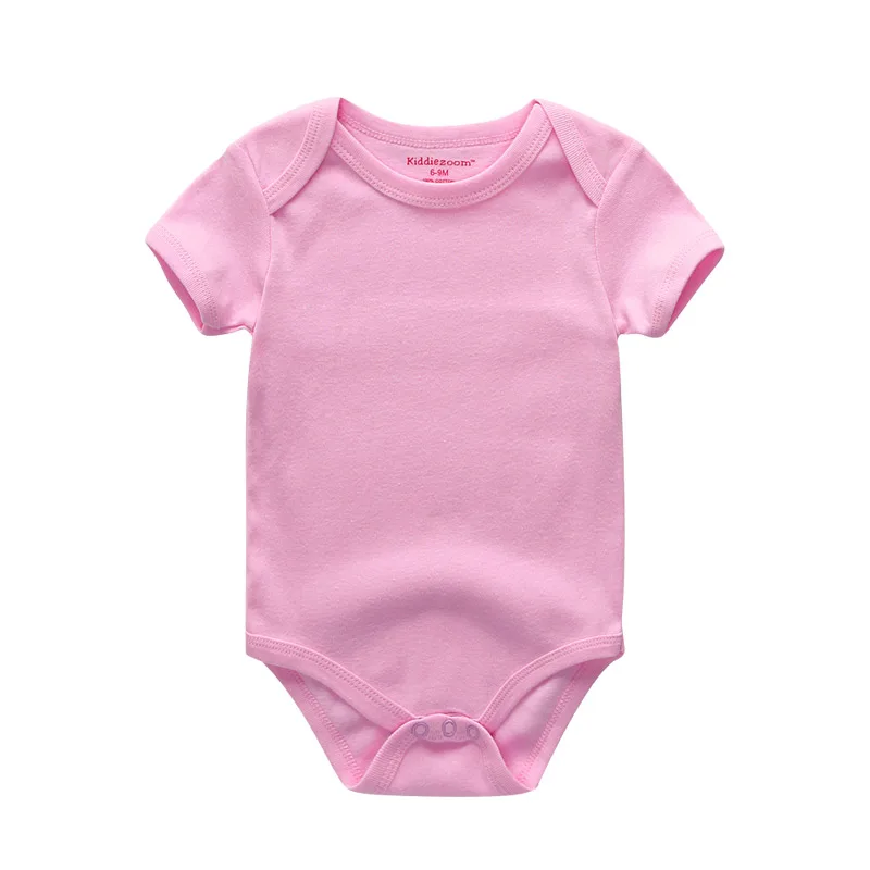 Kiddiezoom Four Seasons 1 PCS Solid Unisex Baby Boy Girl Bodysuits Soft 100%cotton Newborn Onesies Infant clothes