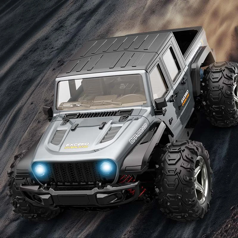 Novo carro wrangler rc bg 1550 1:20 com luzes led simulação em escala completa profissional 4wd 2.4g captador de controle remoto brinquedos de caminhão rc