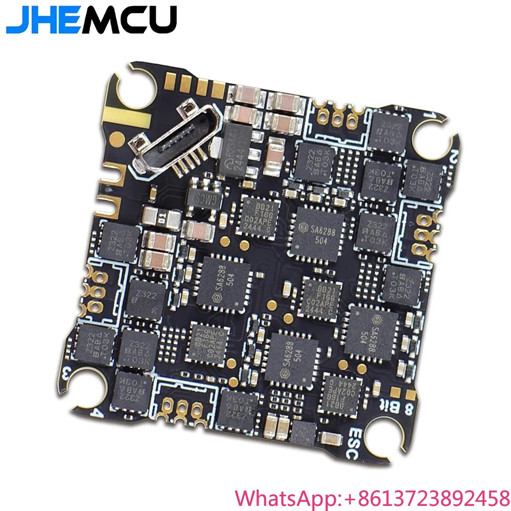 

JHEMCU GHF435 AIO V2 ICM42688P W/ 20A ESC (Blue Jay) OSD Baro Blackbox 16MB GPS Built-in ELRS 2.4G CRSF for RC FPV Racing Drone