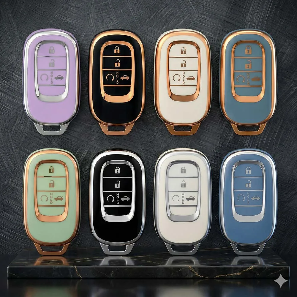 For Honda All-New HRV / Civic FE RS 2022-2023 Keyless Remote SILICONE Protection Car Key Cover Casing