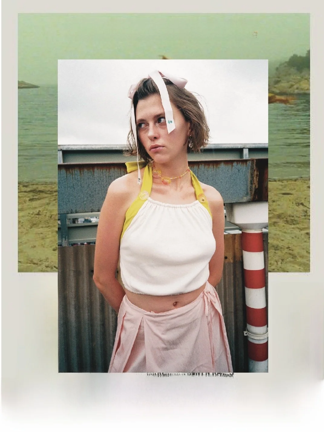 

Нежно-розовый женский топ Flutton Ne Vest, новинка 2026 года, повседневный, из чистого хлопка, однотонный, летний, модный женский топ