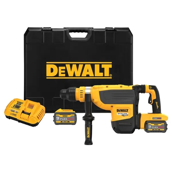 Cordless Rotary Hammer Kit, 60VDC, 20 lb
