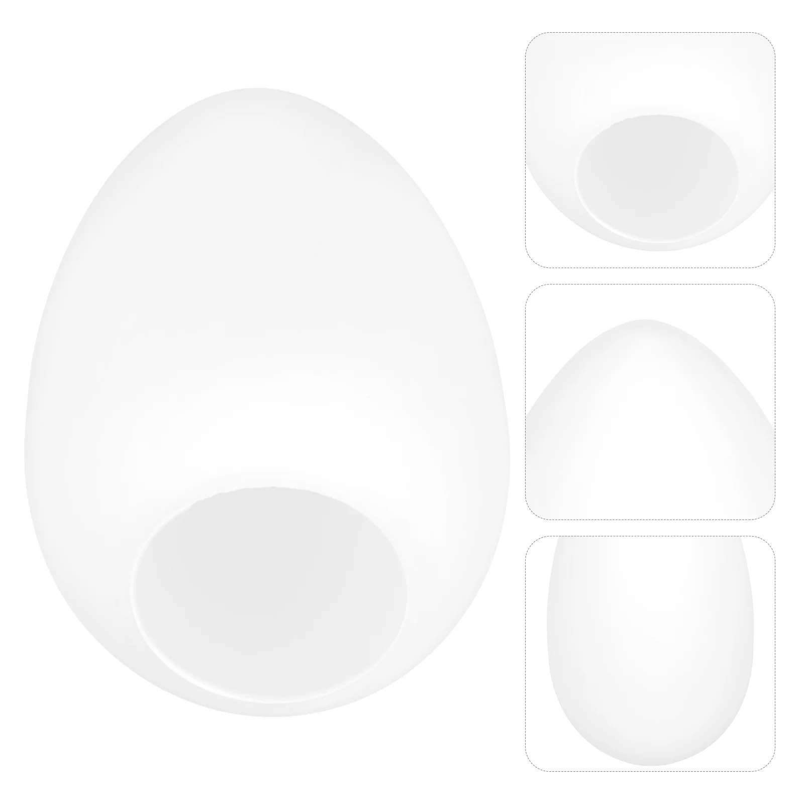 

Lamp Cover Decor Table Light Shade Frosted Glass Craft Lampshade White Adornment Simple