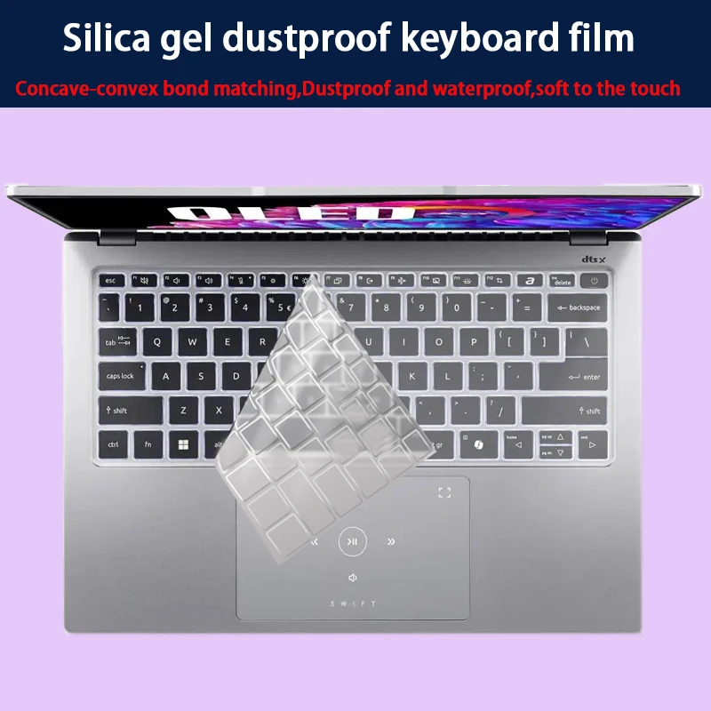 

For Acer Swift Go| SFG14-73-731T Silicone keyboard film 14-inch laptop screen film HD toughened film matte film anti-blue film