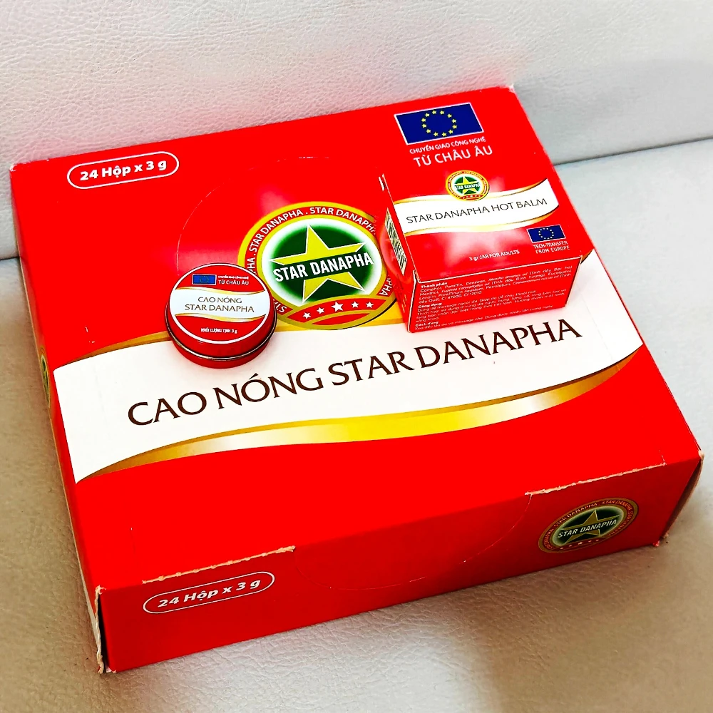 3g Newest Wholesale Vietnam Cao Nong Star Danapha Summer Cooling Oil Menthol Balm Refreshing Oil for Insect (no box)