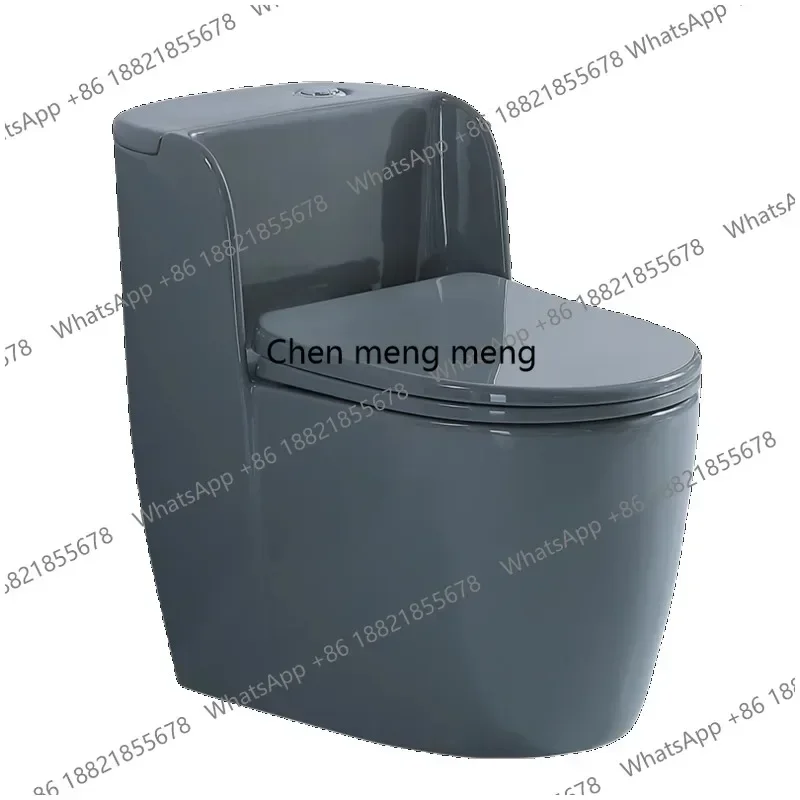 

Унитаз Z136 бытовой, керамический, цветной, с большим диаметром слива, супер-вихревой, с бесшумным смывом