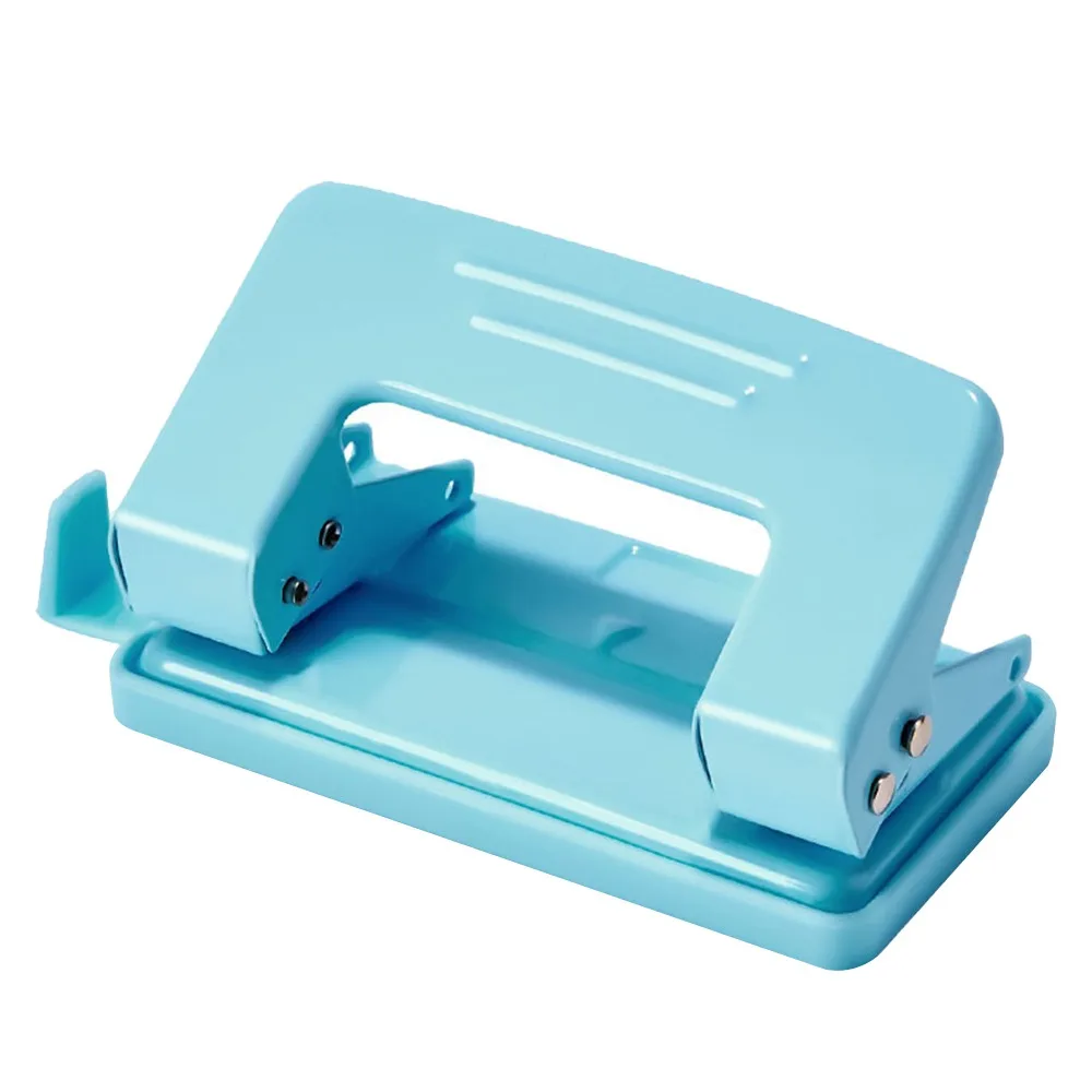 Metal Double Holes Puncher Double Holes Binding Aid Tools Round Paper Puncher DIY Punching Tool Round Hole Puncher Students Gift