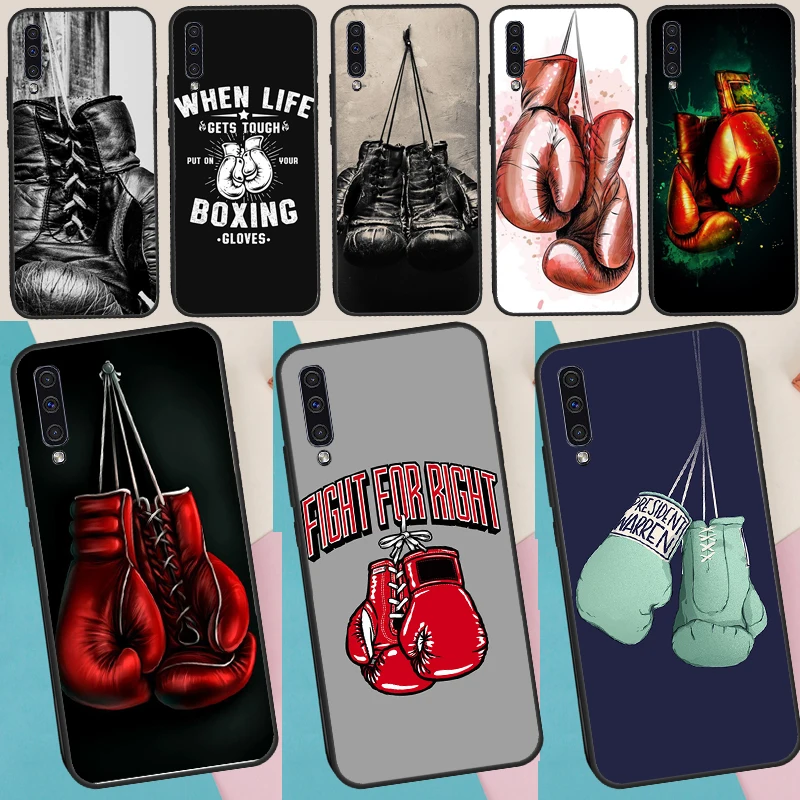 Boxing Gloves Case For Samsung Galaxy A34 A54 A14 A15 A35 A55 A16 A26 A36 A56 A52 A12 A32 A13 A33 A53 A17