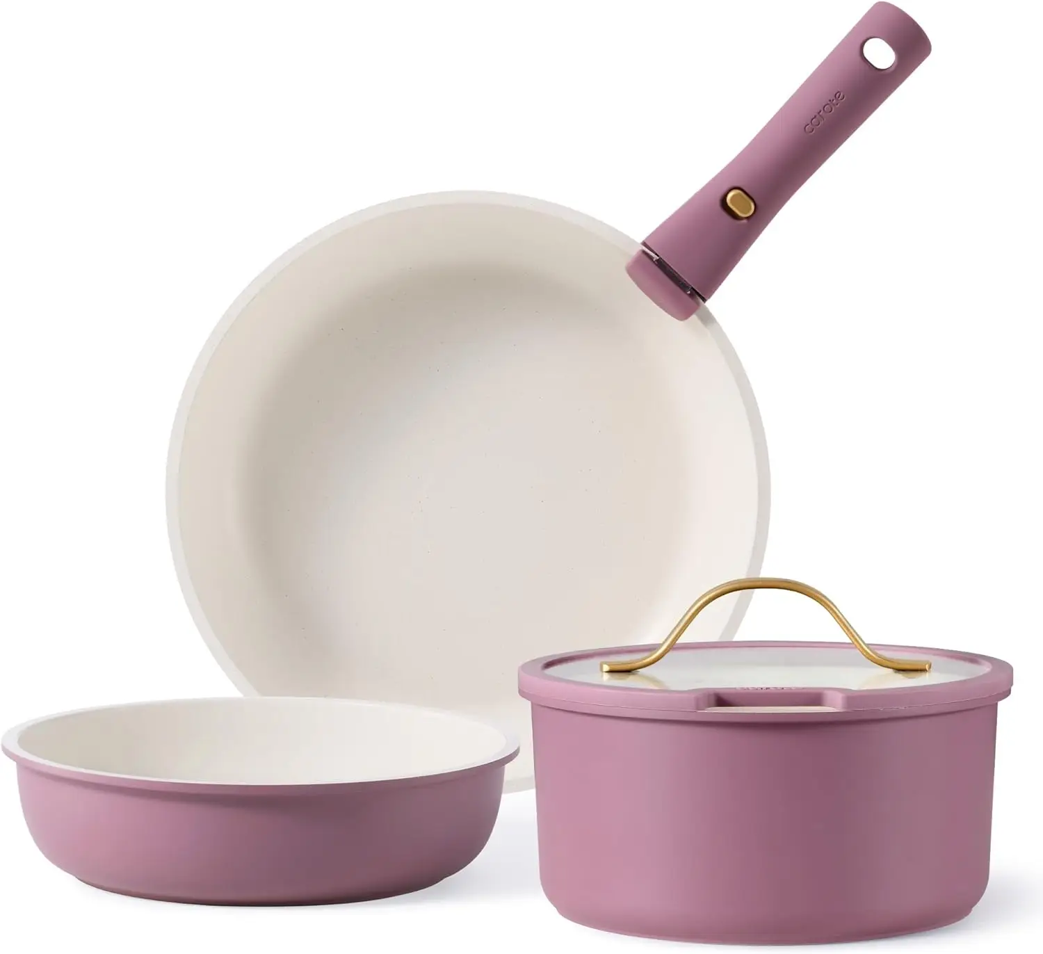 

5pcs Pots and Pans Set, Nonstick Cookware Set Detachable Handle,kitchen essentials,RV kitchen pot and pan,Induction Cookw