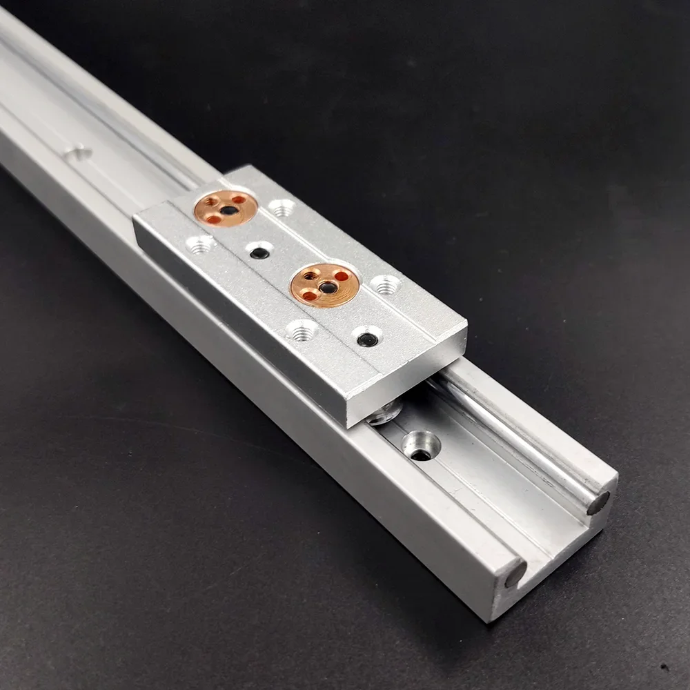 Built-in dual-axis Linear Guide 28mm SGR10 Roller Slide 1 set: 1 SGB10 block and 1 SGR10 guide Length 500 600 Woodworking Slide