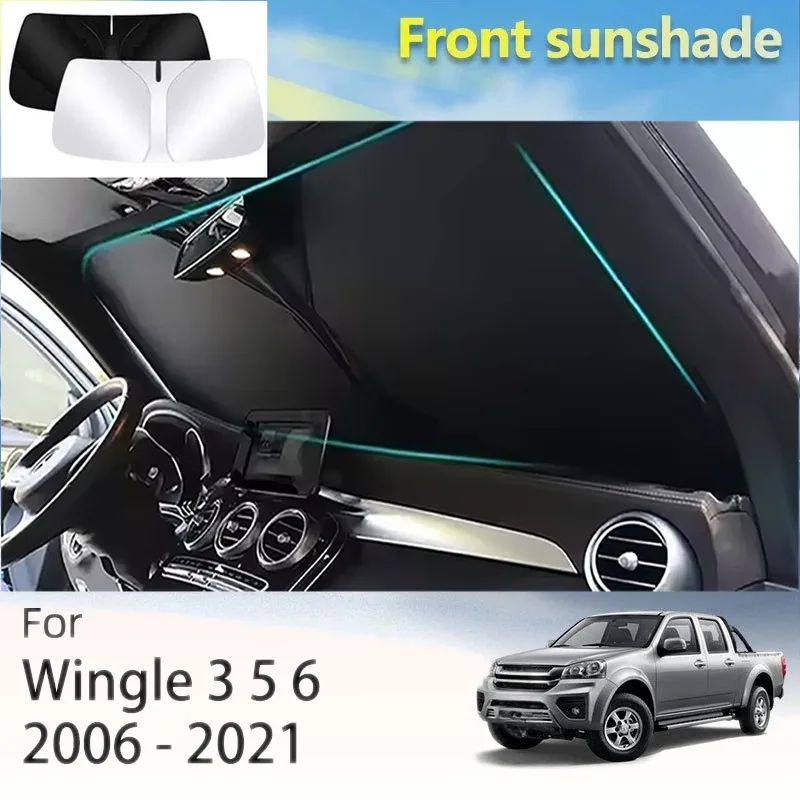 For Great Wall Wingle 3 5 6 2006-2021 Parts Front Sunshade Windshield Window Heat Insulation Sun Protection Interior Accessories