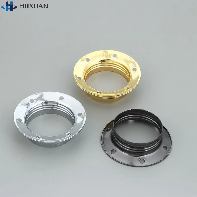 E27 E26 Vintage Lamp Holder Ring DIY Industrial Pendant Light Bulb Base With Ring Retro Screw Socket Fitting Adapter