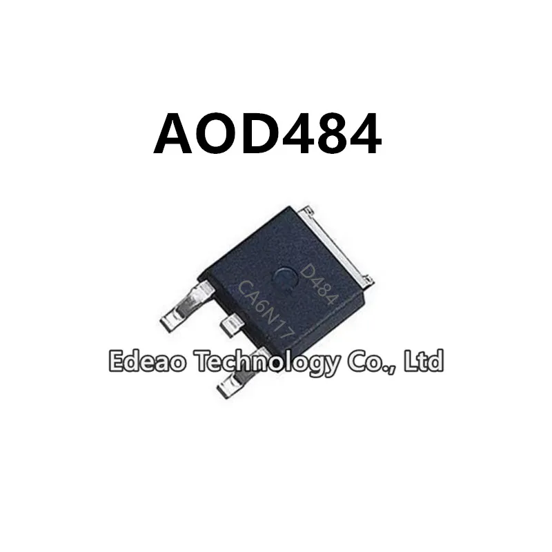 N 채널 MOSFET 전계 효과 트랜지스터, D484, AOD484, TO-252, 25A, 30V, 로트당 10 ~ 100 개, 신제품