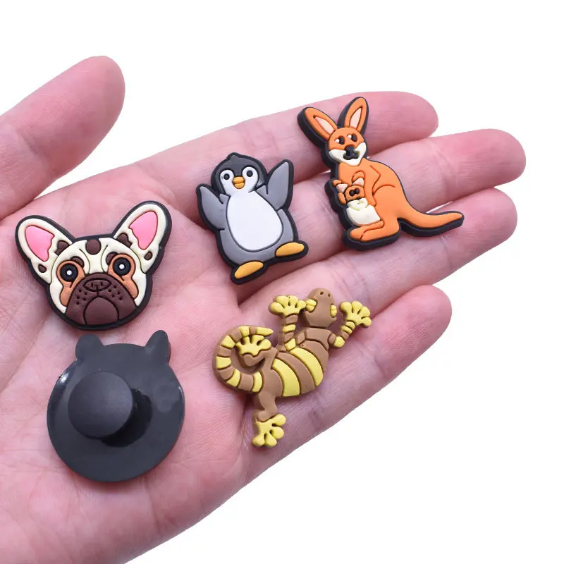 animal dog elephant PVC shoe Charms Slippers Buckle combination Fit Wristbands accessories Decoration Bands gift unisex party