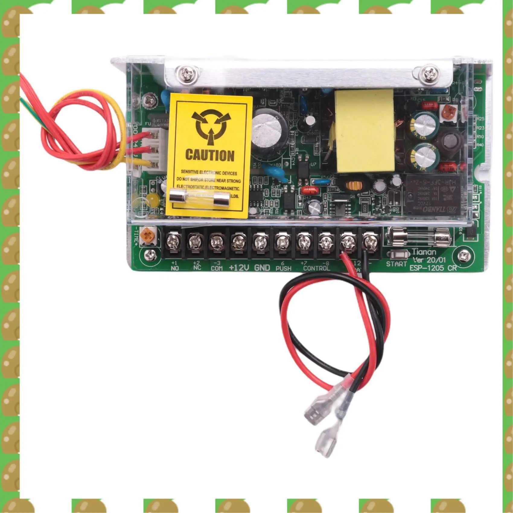 

T36C 3X DC 12V 5A UPS Fuction Door Access Control Power Supply Use For Access Control System Switch Remote Lock AC 110V-240V