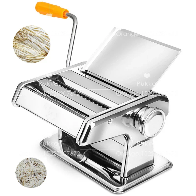 YYHC-Hand Press Pasta Stainless Steel Noodle Making Machine Manual Noodle Maker With For Home