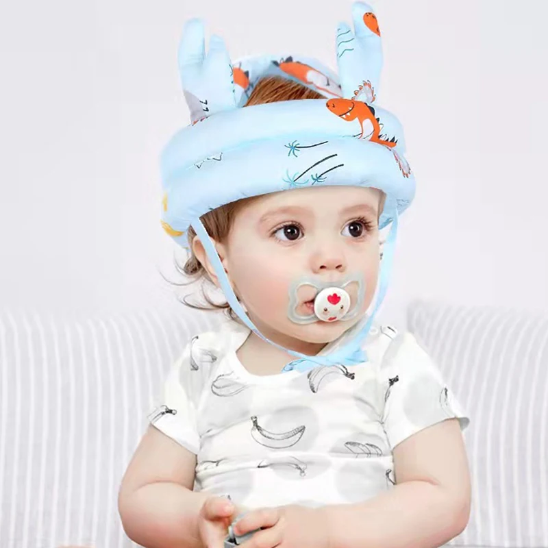 

Baby's Drop-Resistant Helmet Protective Pad Baby Learn To Walk Children Toddler Head Cap Anti Collision Hat Soft Comfortable Cap