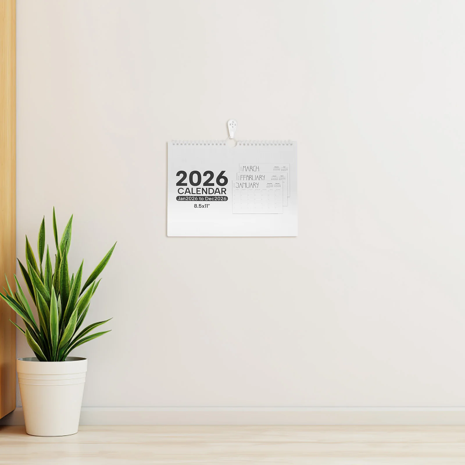 12pcs 2026 Wall 12 Months Twin Wire Binding Monthly Planner Hanging Calendar For Home Office Academic Yearly Schedule Organizer