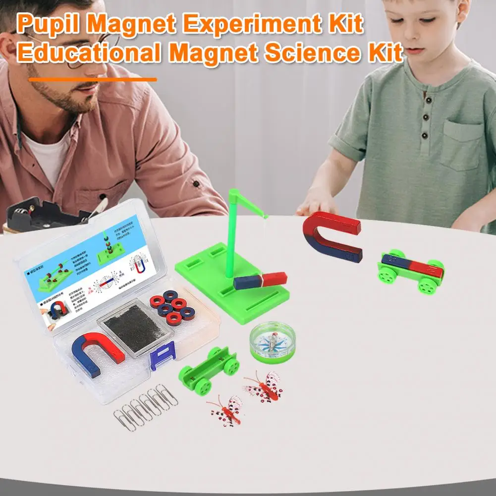 Experimentos de física recreativa para niños, Kit de experimento de imán Stem para niños, Educación Temprana, física para alumnos, prácticas