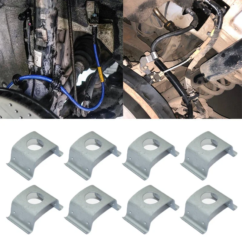 

Automobile Oil Pipe Clips U-Shaped Steel Brake Pipe Clips Metal Fasteners Car Interior Clips Accessories Metal Fasteners Clips