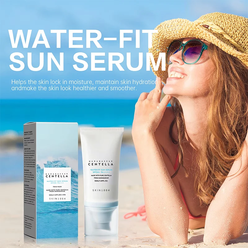 Facial Body Sunscreen Waterproof SPF 50+UV Sun Cream Sunblock SkinProtective Cream Anti Sun Facial Seaside Protection Cream 50ml