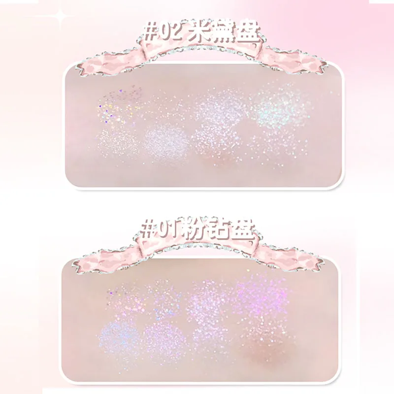 JILL Leen 9색 아이섀도우 팔레트 파우더 펄 광택 글리터 샤이니 저채도 컬러 파인 플래시 지속력 있는 아이 메이크업