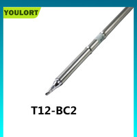 QUICKO T12-BC2 Tips STM32 OLED/LED Soldering Station DIY Welding Tip Soldering Iron For FX951 Hand8S Melt Tin Repair Tools