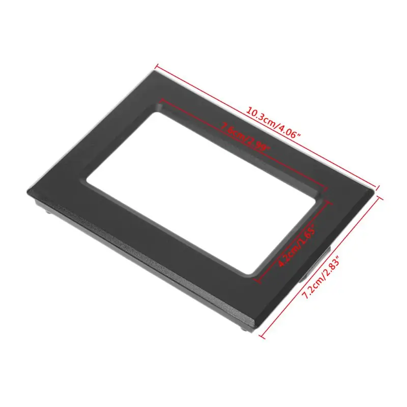 ABS voor Shell-instrumenten voor 12864 LCD vlamvertragend buitenframe schermbescherming